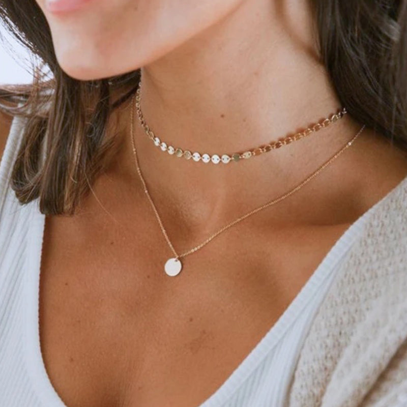 Sequin Disc Chocker