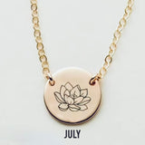 Birthflower Necklace