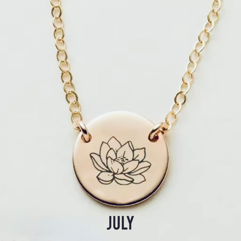 Birthflower Necklace