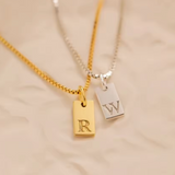 Initial Tag Necklace