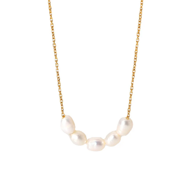 Lina Pearl Stacker Necklace