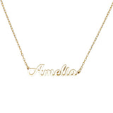 Bold Cursive Name Necklace