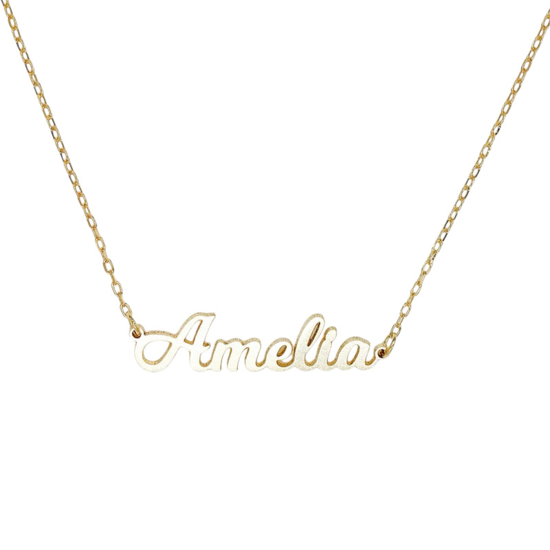 Bold Cursive Name Necklace