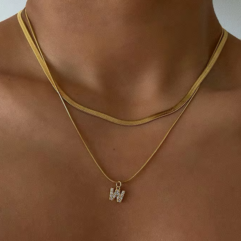 LUX SparkLetter Necklace