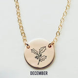 Birthflower Necklace