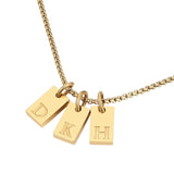 Initial Tag Necklace