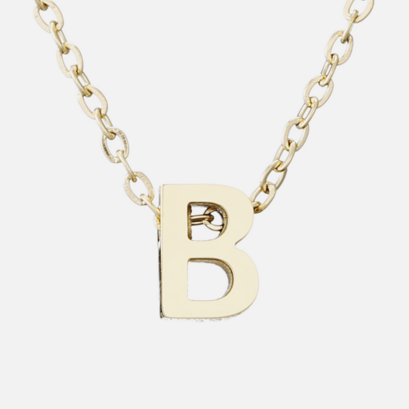 Initial Charm Necklace