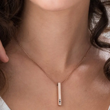 Engravable Bar Necklace