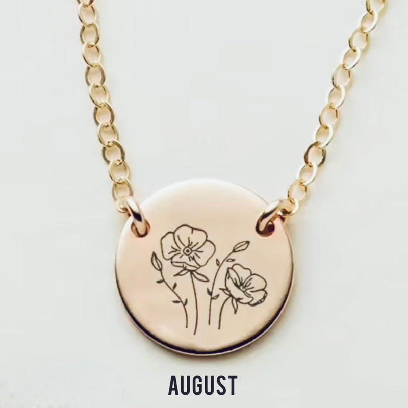 Birthflower Necklace