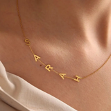 Sideway Initial Necklace